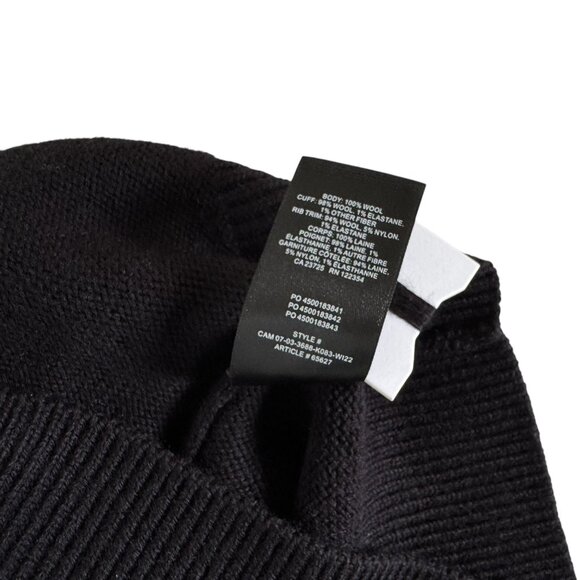 NWT ARITZIA Wilfred Free Merino Wool Harper Black Sweater - Picture 9 of 9